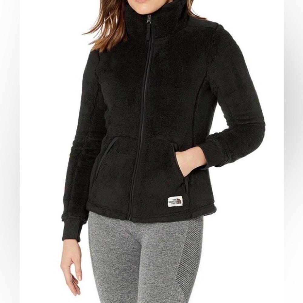 The North Face Women’s Fleece Jacket Black Full Zip Size Medium